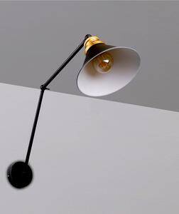Čierne kovové nástenné svietidlo Fundo - Candellux Lighting