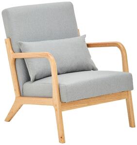 KRESLO, textil, sivá Livetastic - Online Only obývacie izby, Online Only