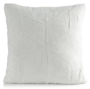 VIANOČNÁ DEKORAČNÁ OBLIEČKA NA VANKÚŠ CROCHET6 45X45 CM BIELA