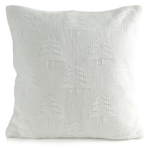 VIANOČNÁ DEKORAČNÁ OBLIEČKA NA VANKÚŠ CROCHET7 45X45 CM BIELA
