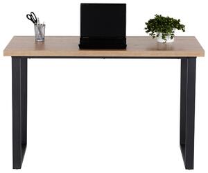 PÍSACÍ STÔL, čierna, farba duba, 120/60/75 cm Livetastic - Online Only kancelárie, Online Only