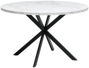 JEDÁLENSKÝ STÔL, čierna, biela, 120/120/75 cm MID.YOU - Stoly, Online Only