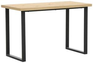 PÍSACÍ STÔL, čierna, farba duba, 120/60/75 cm Livetastic - Online Only kancelárie, Online Only
