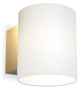 Herstal - Evoke Nástenné Svietidlo IP44 Small Satin Brass/Opál