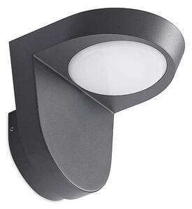 Lindby - Carmelo Vonkajšie Nástenné Svietidlo Dark Grey