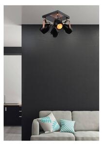 Čierne stropné svietidlo 32x32 cm Anica - Candellux Lighting