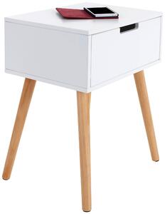 NOČNÝ STOLÍK, borovica, prírodná farba, biela, 40/52/30 cm Ondega - Online Only spálne, Online Only