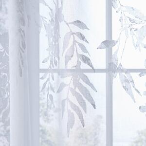 Biela záclona 140x137 cm Wisteria Floral – Catherine Lansfield
