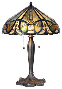 Stolná lampa 5299 podľa Tiffany 2 šnúrové vypínače