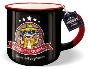 Nekupto Dárkový hrnek HOBBY - Vášnivý cestovatel