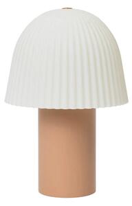 Ferm LIVING - Frill Prenosné Stolová Lampa Rose/White