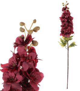 Umelá kvetina Ostrožka bordó, 87 x 13 cm