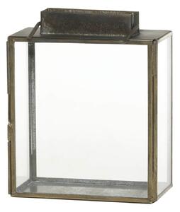 Kovový lampáš Antique Brass 14,5 cm