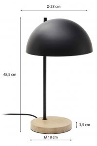 CATLAR BLACK stolová lampa