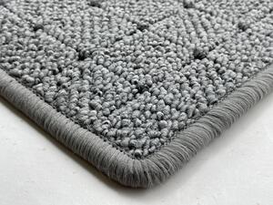 Vopi koberce Kusový koberec Udinese šedý srdce - 100x120 srdce cm