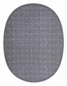 Vopi koberce Kusový koberec Udinese šedý ovál - 120x170 cm