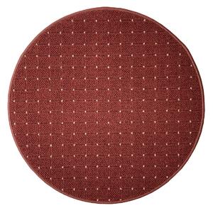 Condor Carpets Kusový koberec Udinese terra kruh - 200x200 (priemer) kruh cm