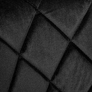 ViaDomo Via Domo - Barová stolička Mano - čierna - 47x105 cm