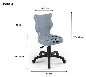 Kancelárska stolička Petit - motýle Rozmer: 119 - 142 cm