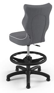 Kancelárska stolička Petit - sivá Rozmer: 119 - 142 cm