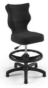 Kancelárska stolička Petit - čierna Rozmer: 119 - 142 cm