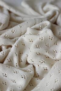 Cotton & Sweets Bambusová deka vanilková 80×100 cm