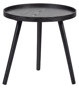 MUZZA Odkladací stolík Mesa M ø 45 x 45 cm čierny