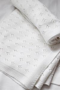 Cotton & Sweets Bambusová deka biela 80×100 cm