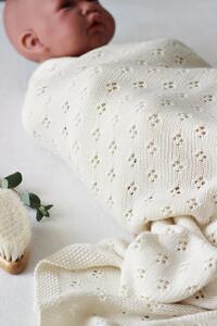 Cotton & Sweets Bambusová deka vanilková 80×100 cm