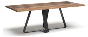 Double dizajnový rozkladací stôl - 200+100=300x100cm