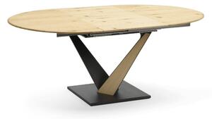 West dizajnový rozkladací stôl - 125+60=185x125cm