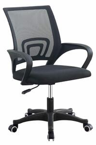 Čierna kancelárska stolička JETTA