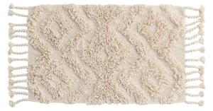 Krémový koberec so strapcami HILMA 50 x 80 cm