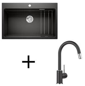 Blanco set Etagon 8 + Mida-S silgranit biela soft