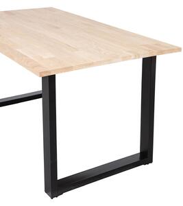 MUZZA Jedálenský stôl tablo 160 x 90 cm nohy do tvaru U dubový