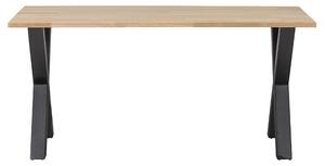 MUZZA Jedálenský stôl tablo 180 x 90 cm nohy do tvaru X dubový