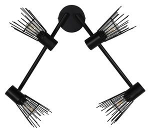 Dizajnová nástenná lampa PICO, čierna