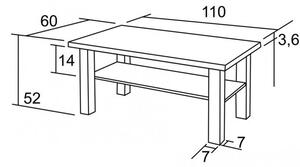 BRADOP Konferenčný stôl TOMÁŠ 110x60