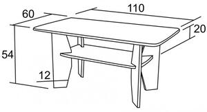 BRADOP Konferenčný stôl JIRÍ 110x60