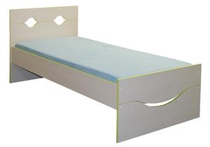 BRADOP Dětská posteľ s úsmevom CASPER C108 krémová 90×200