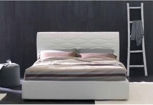Wilson posteľ - 160 x 200cm , Koža , s úložným priestorom