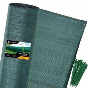 SPRINGOS Tieniaca tkanina 170cm x 10m, 95% zatienenie, zelená SPRINGOS SN0036