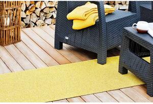 Žltý vonkajší koberec behúň 200x70 cm Neve - Narma