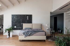 Giulia posteľ - 160 x 200cm , Koža , bez úložného priestoru