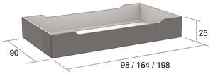 BRADOP zásuvka pod posteľ DANN L252 198×90