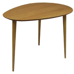 Kávový stolík Oval - dub , 47cm