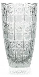 Bohémia Crystal Ručne brúsená váza 205mm