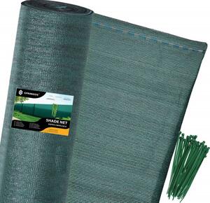 SPRINGOS Tieniaca tkanina 150cm x 10m, 65% zatienenie, zelená SPRINGOS SN0048