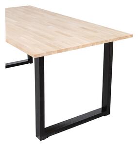MUZZA Jedálenský stôl tablo 200 x 90 cm nohy do tvaru U dubový