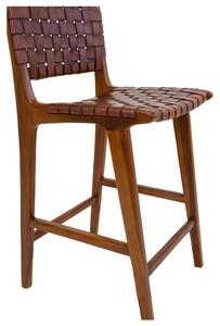 Barová stolička PIREGAO hnedá